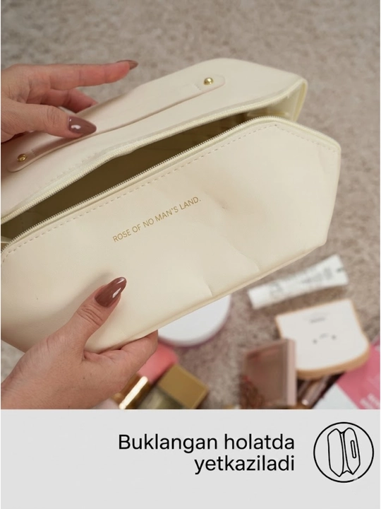 Kosmetik sumkasi, kosmetika uchun organayzer, 4 ta rang