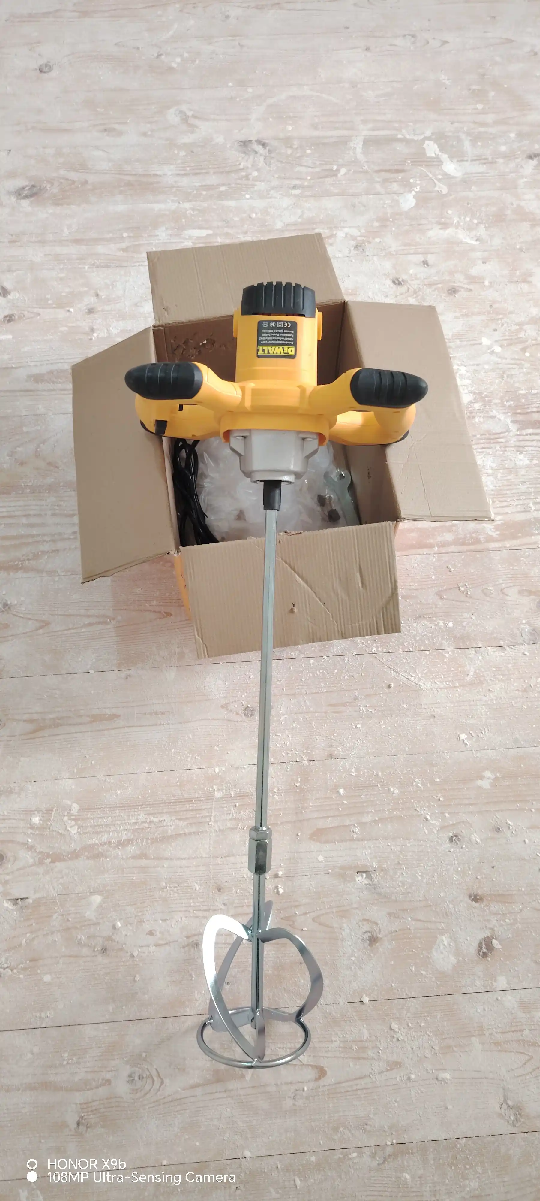 Professional elektr qurilish mikseri 2600W – ikki tutqichli