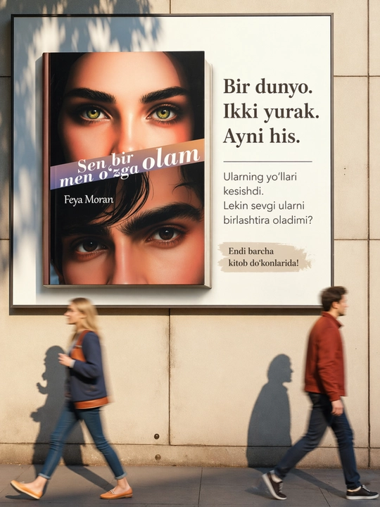 Sen bir olam, men bir olam — muhabbat va hayot haqida ta’sirli badiiy asar kitobi