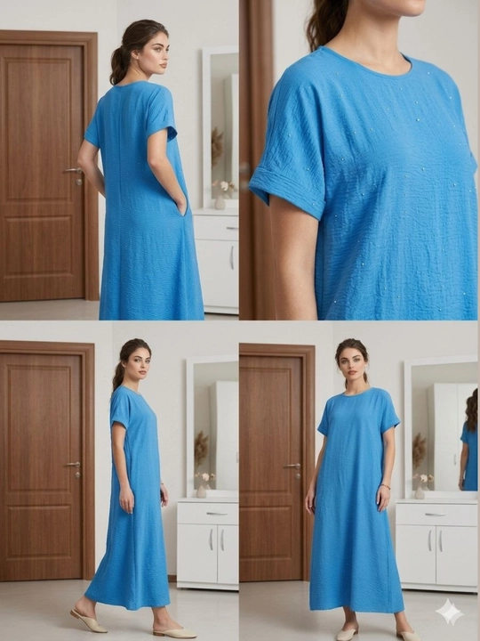 Летнее женское платье, 100% хлопок, сингапурская ткань, с карманами, oversize