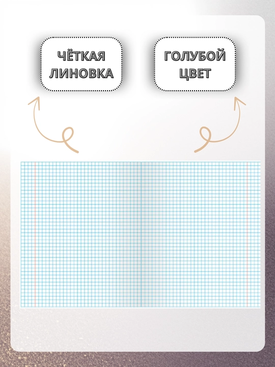 Qizlar uchun daftarlar to‘plami, A5, 48 varaq, 5 dona, katakchali