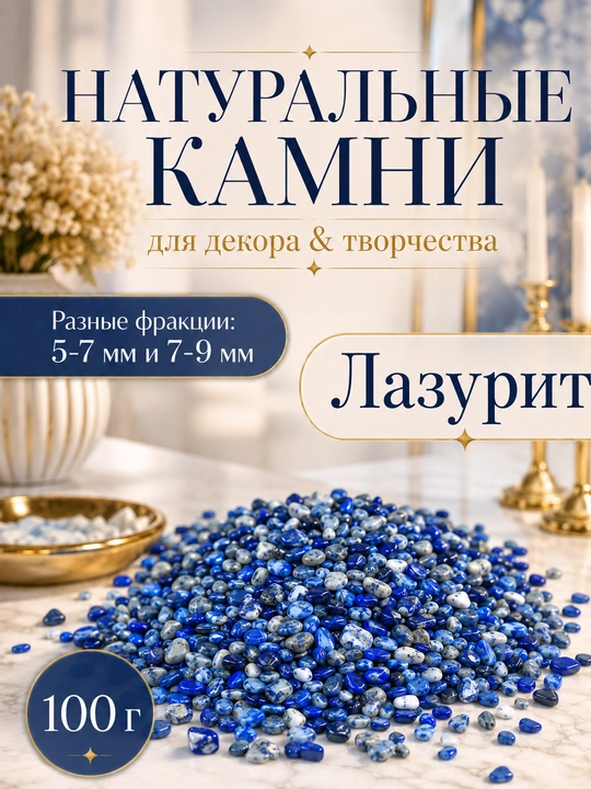 Натуральные камни для декора изделий из гипса, смолы, свечей