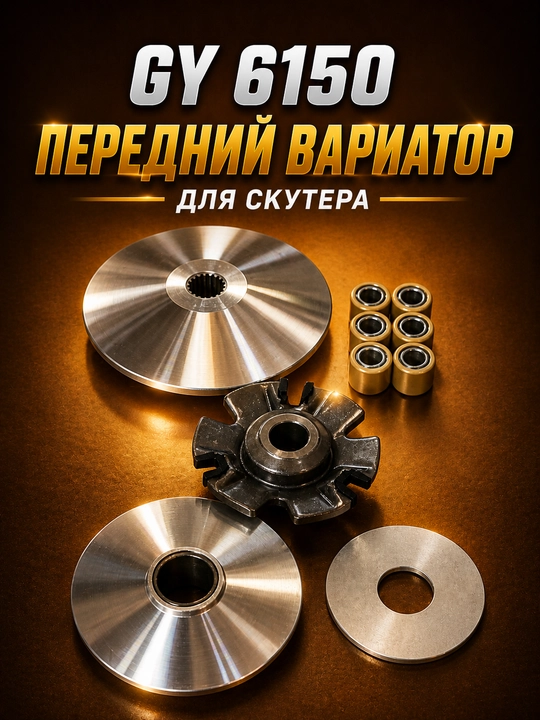 Вариатор передний для мотороллера Tank GY6 - 