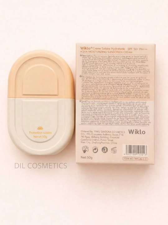 WIKLO Quyoshdan himoya qiluvchi krem, yuz kremi SPF 80, 50 PA+++, 50 gr, 100 gr