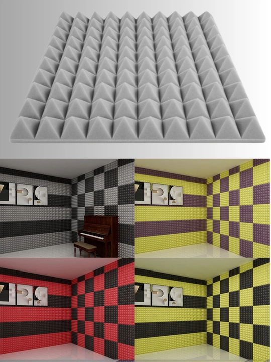 Studiya uchun o‘zi yopishadigan 50x50 sm o‘lchamli akustik porolon panel