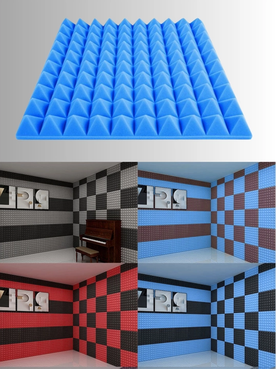 Studiya uchun o‘zi yopishadigan 50x50 sm o‘lchamli akustik porolon panel