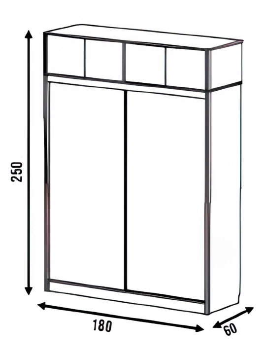 Шкаф для одежды OYDIN-3 SHARAF MEBEL