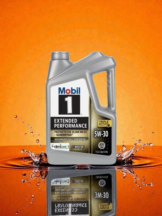 Mobil 1 5W-30 to'liq sintetik motor moyi, API SP, 4.73 L - 