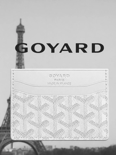 Современный slim картхолдер-кошелек — XOJA293-GOYARD-БЕЛЫЙ
