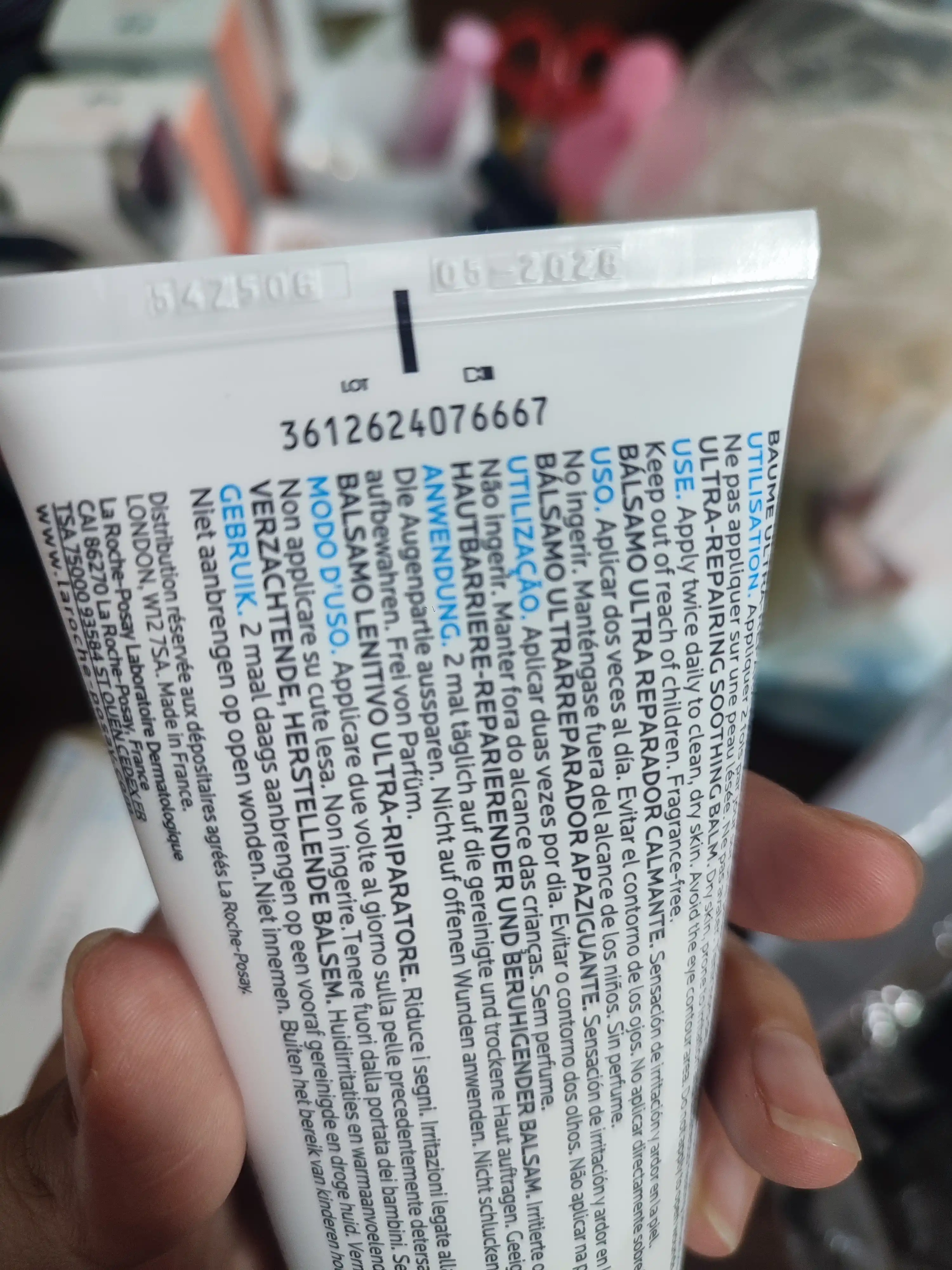 Tinchlantiruvchi ko'p regenerativ balzam LA ROCHE-POSAY CICAPLAST B5+, 100 ml