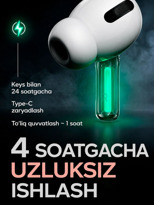 Simsiz quloqchinlar 2. 5.3, sensorli, mikrofonli,Naushnik,quloqchin,naushniklar