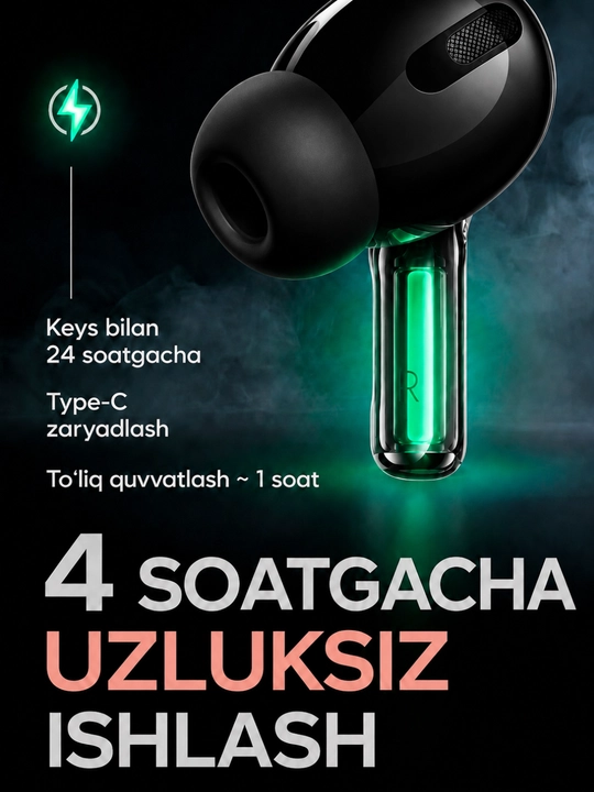Simsiz quloqchinlar 2. 5.3, sensorli, mikrofonli,Naushnik,quloqchin,naushniklar