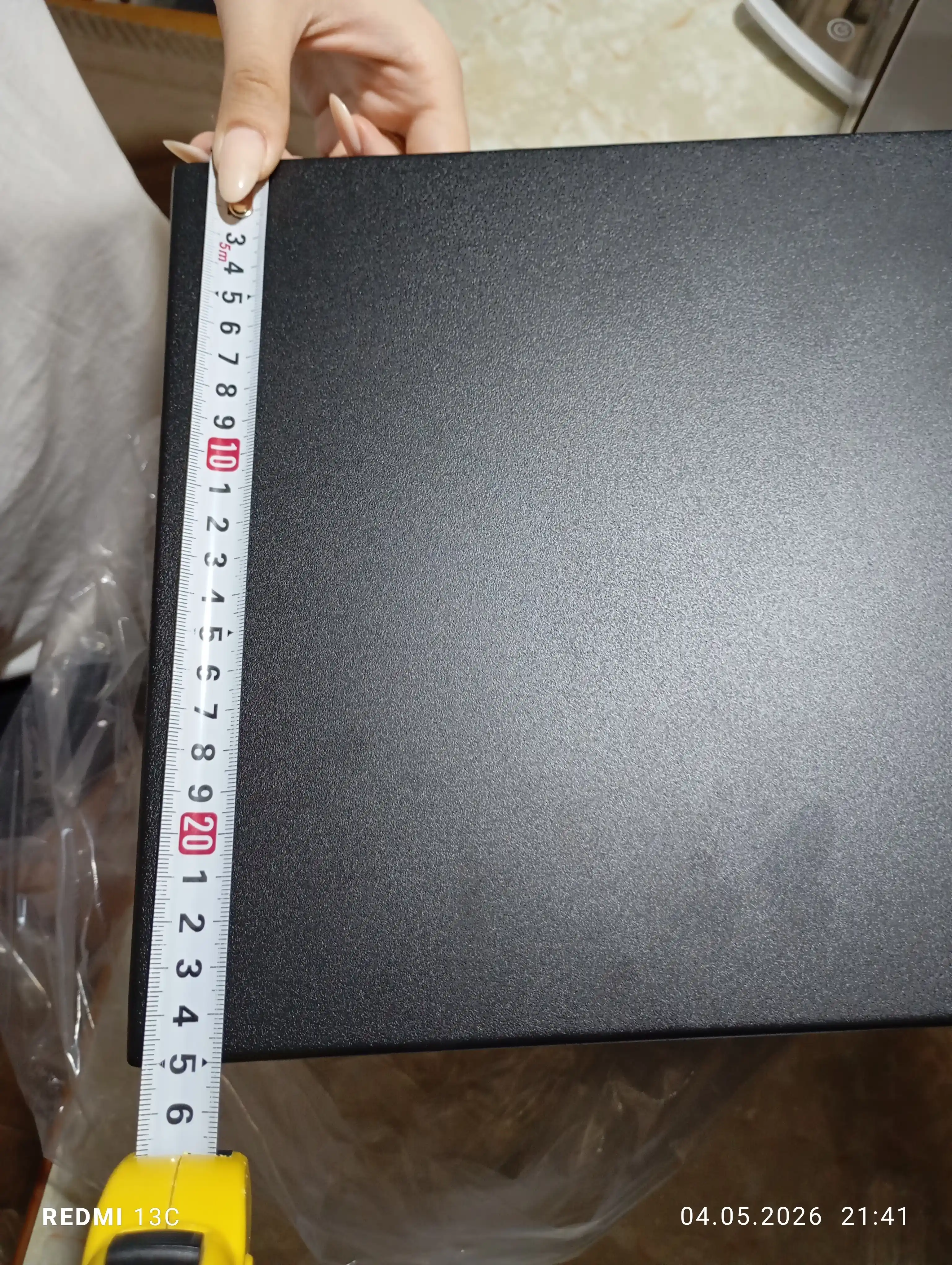 Сейф 250*350*250 ET530 Deli, электронный ключ + ключ, черный, 9.7 кг