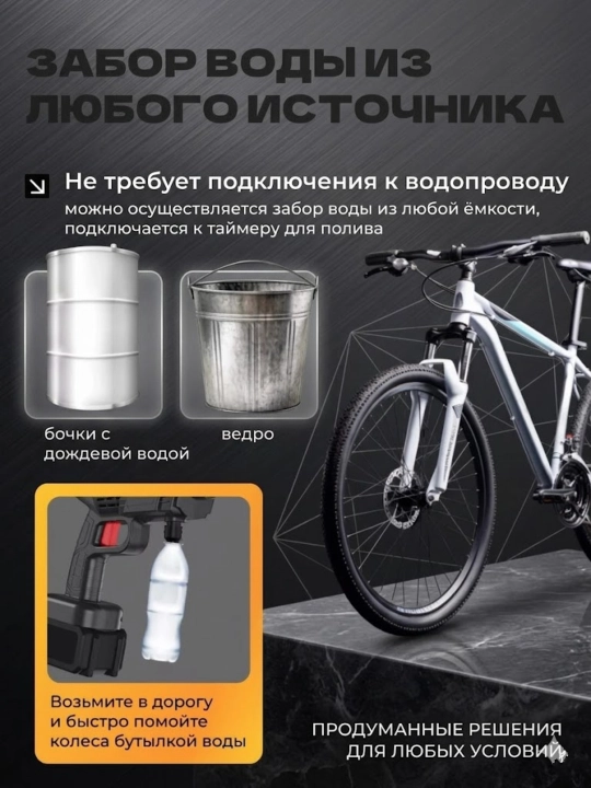 Мойка высокого давления, 48 HV, аккумуляторная, мини мойка 2 шт акумлятор