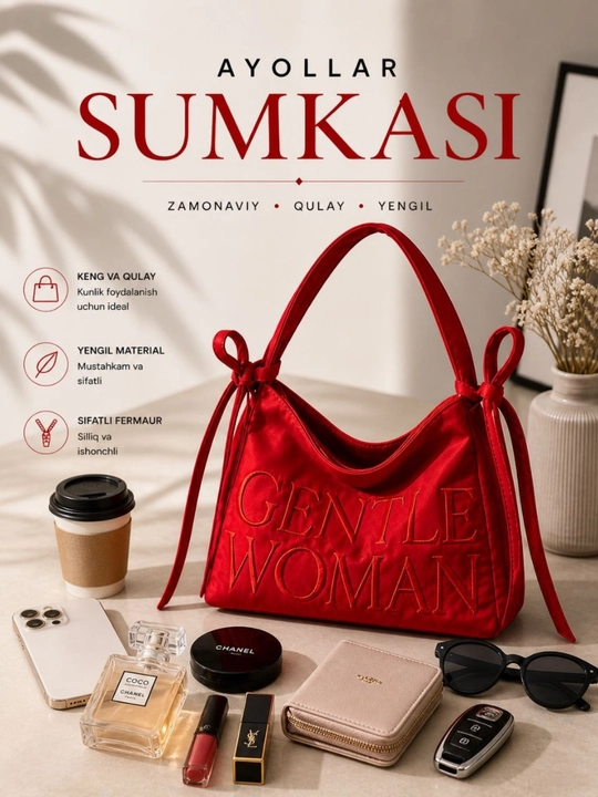 Ayollar sumkasi, Yengil va keng hajmli yelka sumkasi