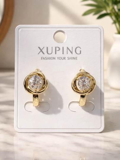 Серьги женские Xuping — CARTEIR-XUPING1-ЗОЛХАКИ