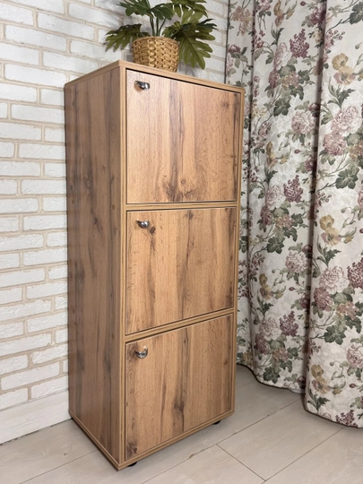 Универсальный шкаф для дома и офиса, 110*30*45 — OILAMEB-3ESHIK22-БРОНЗ
