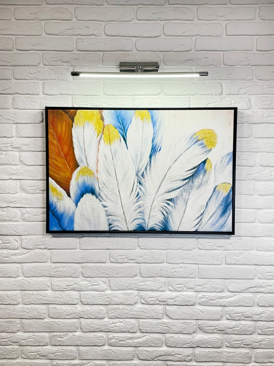 Devorga osiladigan kartina, qo‘l Ishi, 60x90 «Osmoniy Patlar»