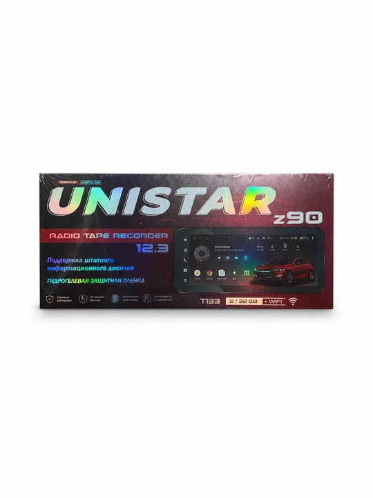 Avto magnitafon UNISTAR Z70/Z90 12.3 dyuymli sensorli ekran, Bluetooth, USB, FM radio