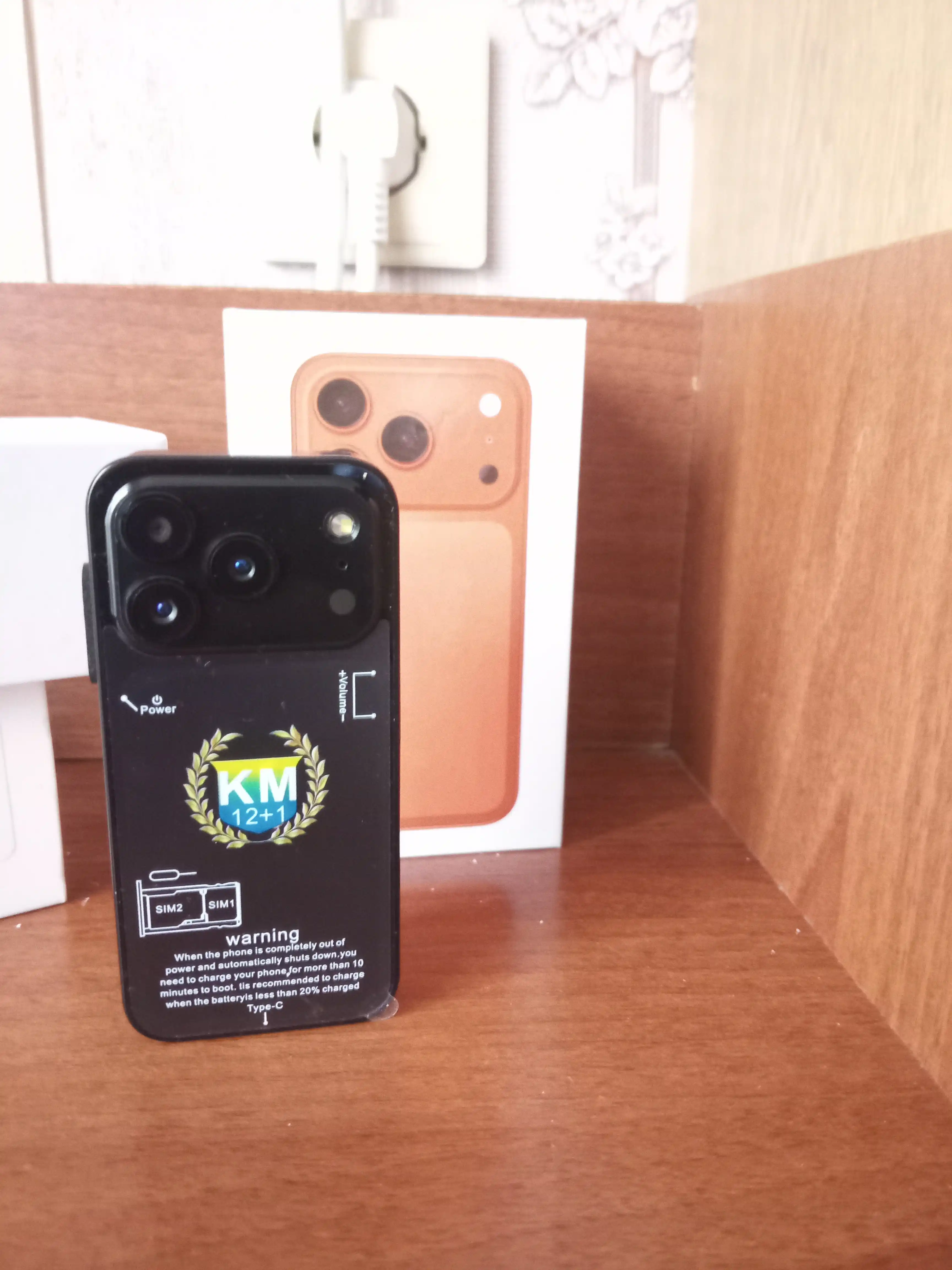 Mini smartfon, sensorli telefon, Android 12, xotirasi 2/16 Gb