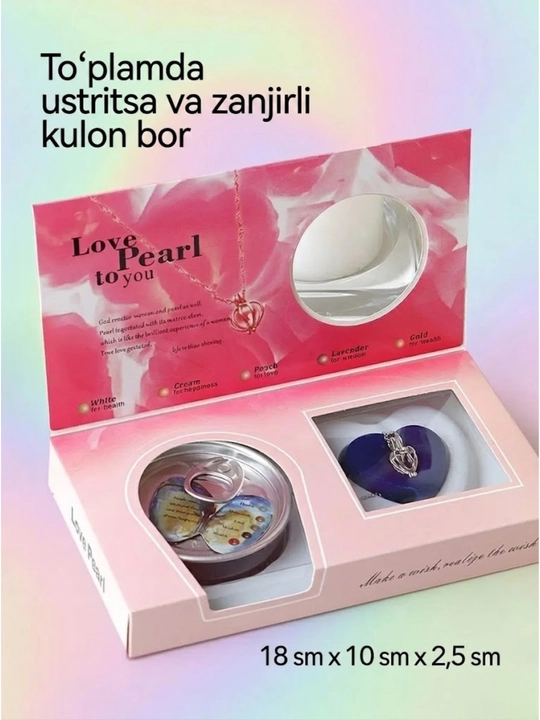 Sevgi marvaridli marjon sovg‘a to‘plami