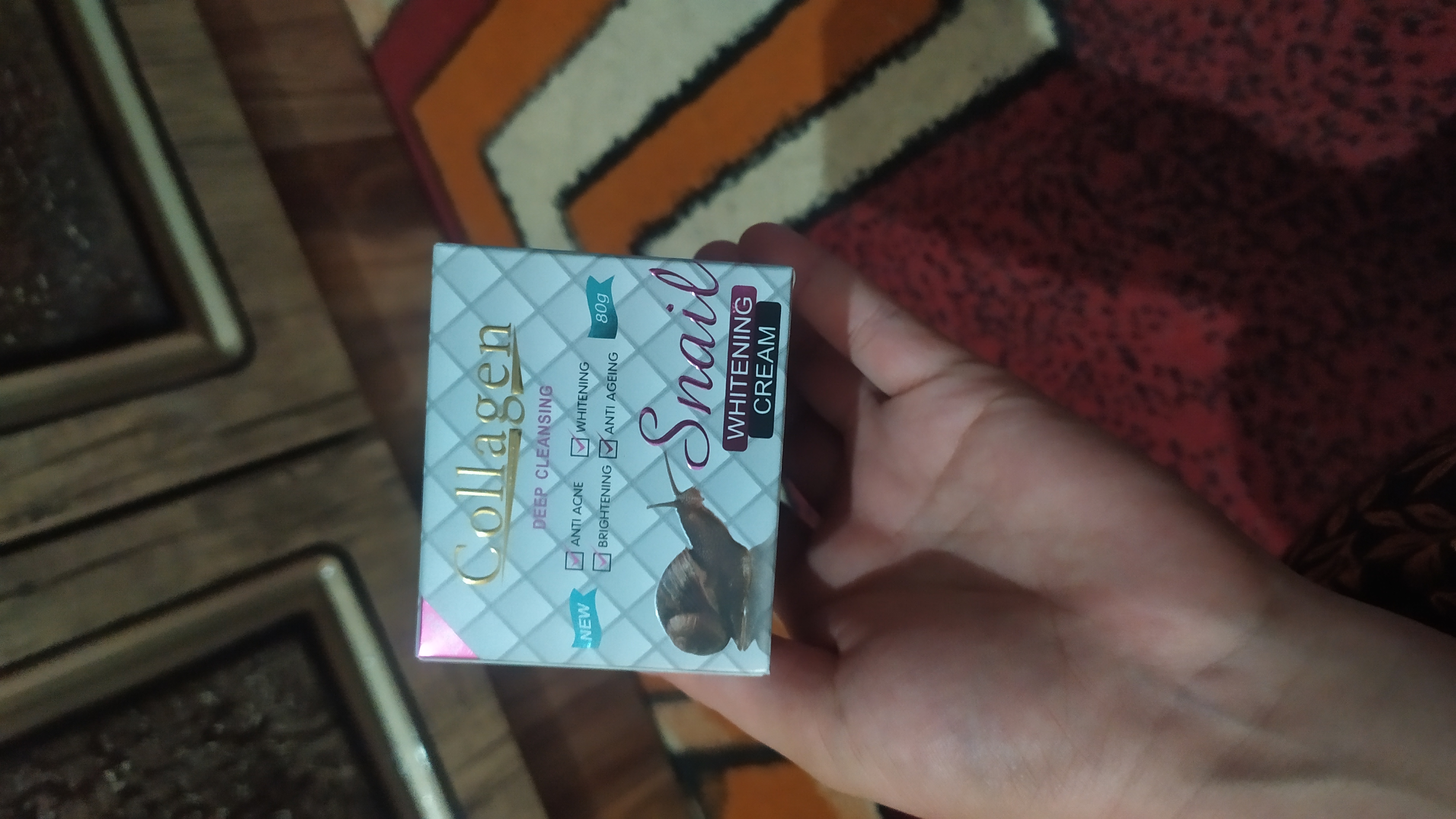 Крем для лица Collagen, отбеливающий крем, анти-акне и антивозрастной, 4 в 1, 80 г