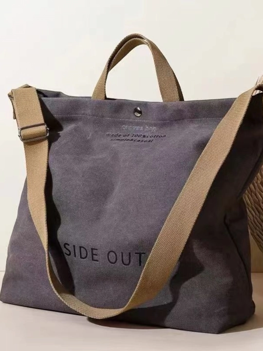 Xarid qilish va kundalik kiyish uchun shahar uslubidagi unisex shoper sumkasi / eko tote b - 
