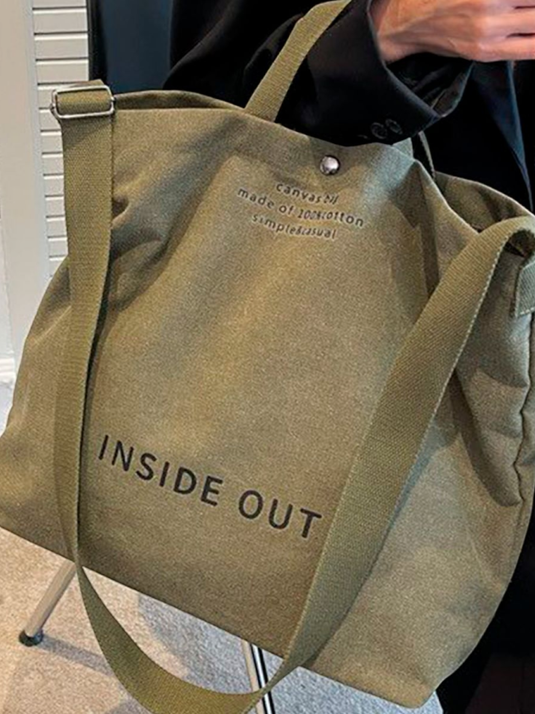 Xarid qilish va kundalik kiyish uchun shahar uslubidagi unisex shoper sumkasi / eko tote b