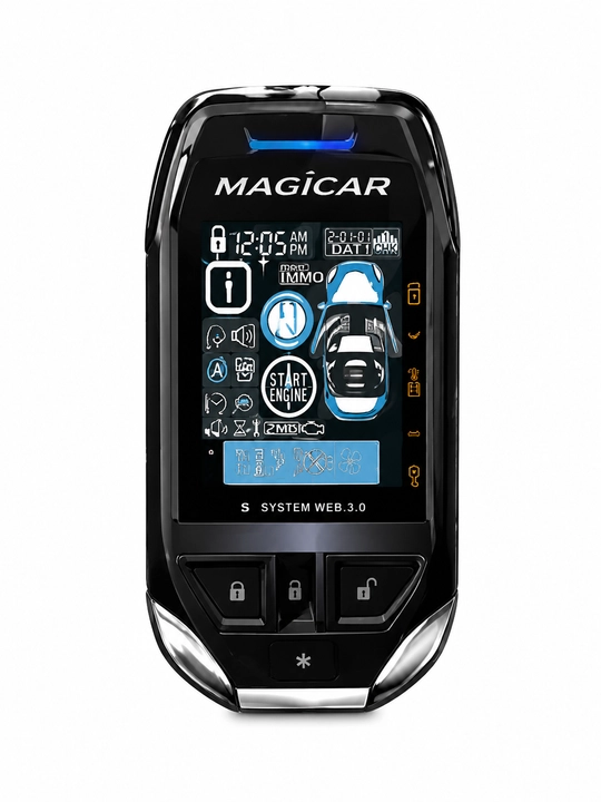Автосигнализация для автомобиля UNISTAR Magicar 907 908 909, сигнализация для авто с пульт