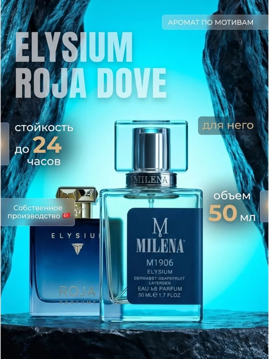 Parfyumlangan suv erkaklar uchun Louis Vuitton Imagination, Milena №W1907, 50 ml - 