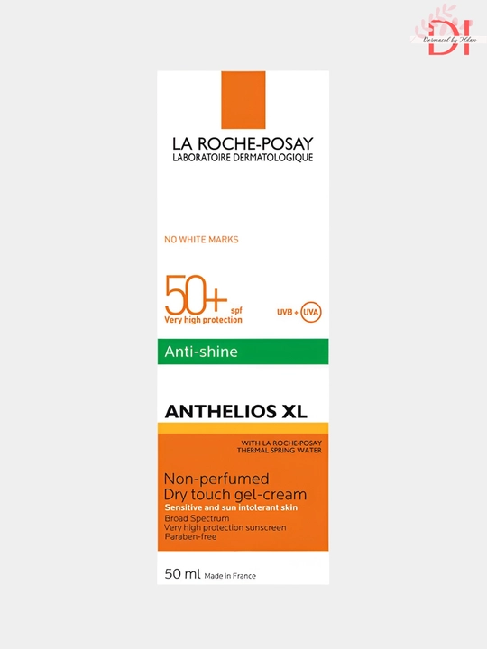 Ультралёгкий матовый солнцезащитный гель-крем против блеска Anthelios Dry Touch SP50+