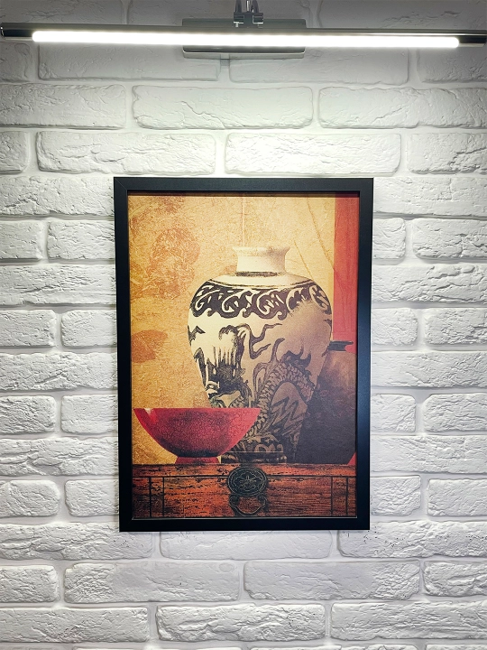 Interyer Surati, Retro Formatda, 40x55 «Ajdar va Qizil Kosacha»
