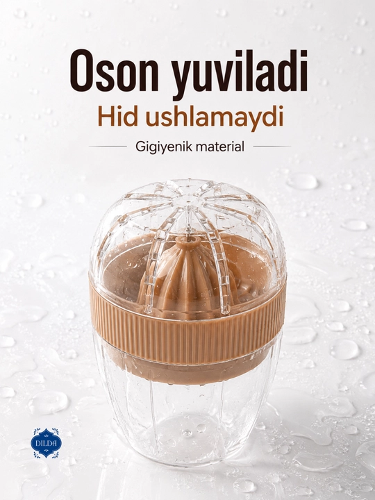 Sitrus sharbat chiqargich, qo‘l sharbat siquvchi, apelsin siqgich, limon siqgich