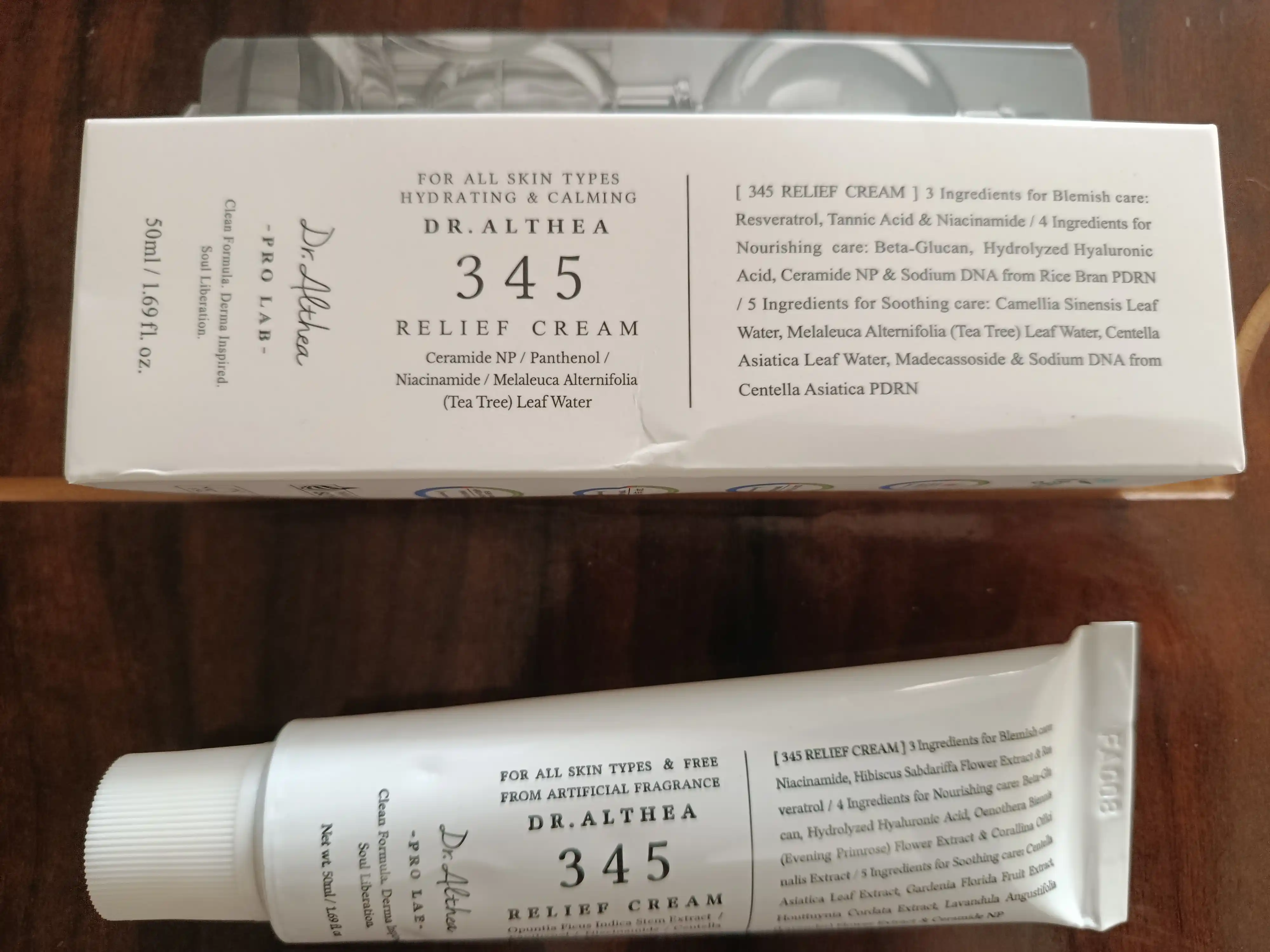 Resveratrol bilan tinchlantiruvchi krem Dr. Althea 345 Relief Cream, 50 ml