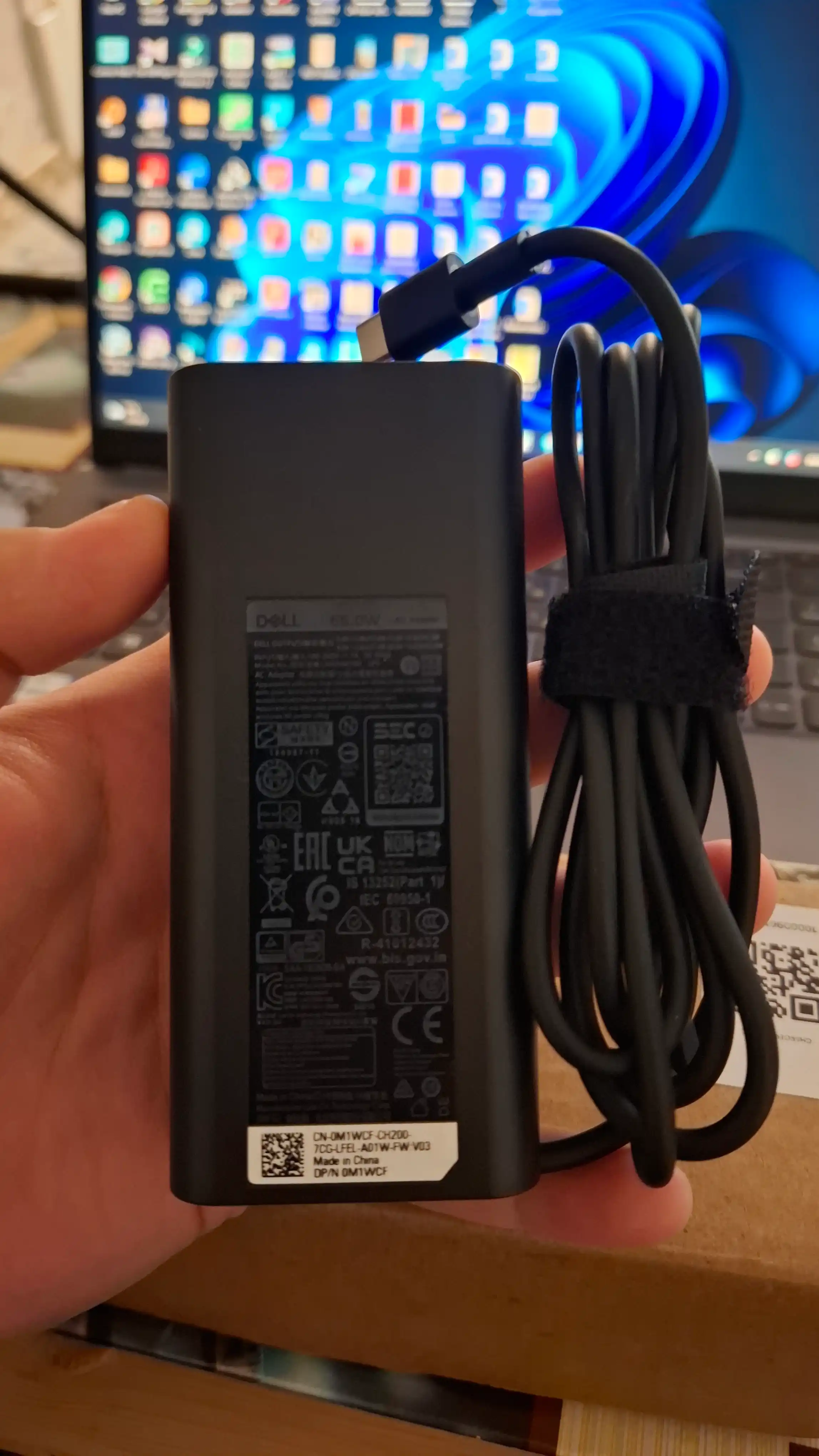 Зарядное устройство, для ноутбуков Dell type C