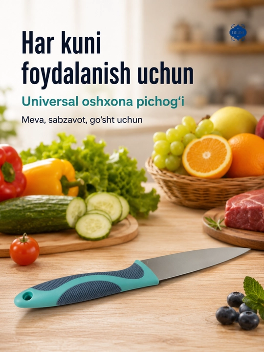 Кухонный нож, шеф нож, нож для кухни, нож универсальный, нож поварской, COOKSHARE - 