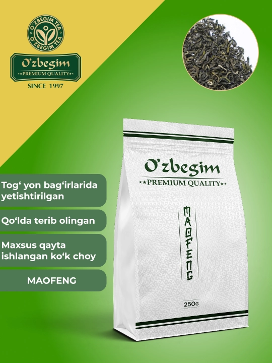 O'zbegim tea Maofeng choyi, 250gr - 