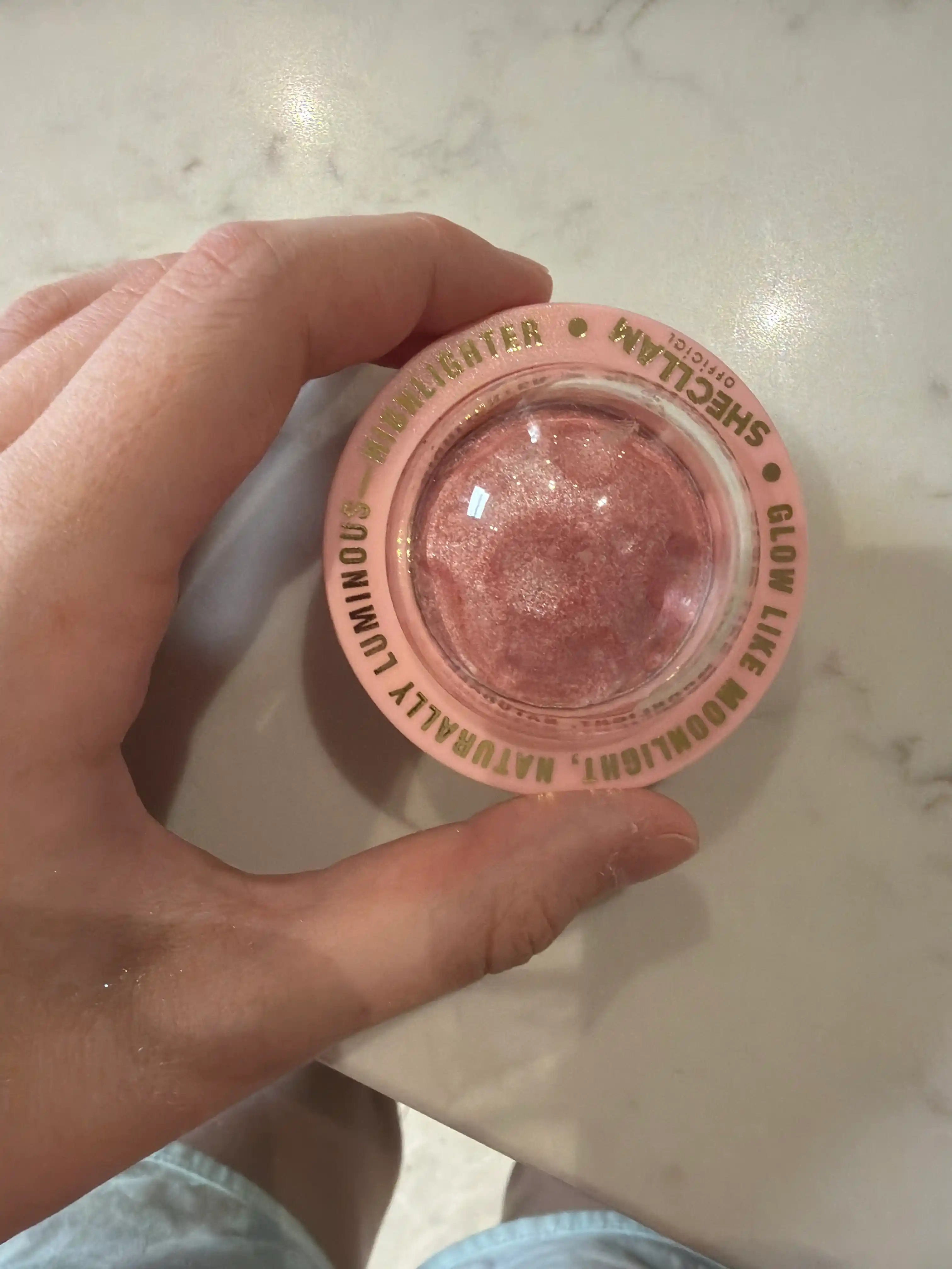 SHEGLAM Lunar Glow Highlighter kosmik haylayterlar to'plami (4 ta rang) / illyuminayzer