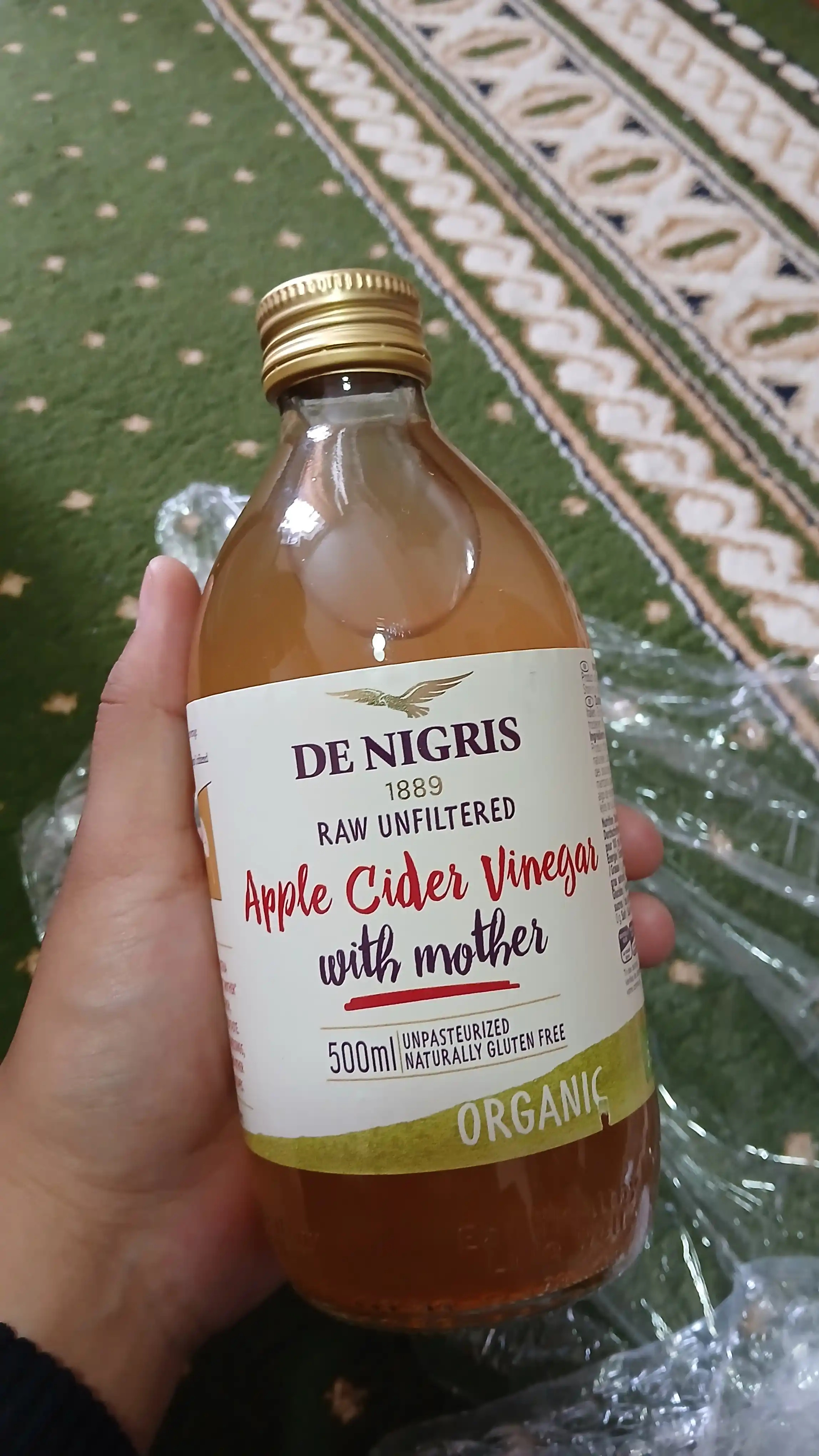 De Nigris olma sirkasi, filtrlanmagan, 500 ml