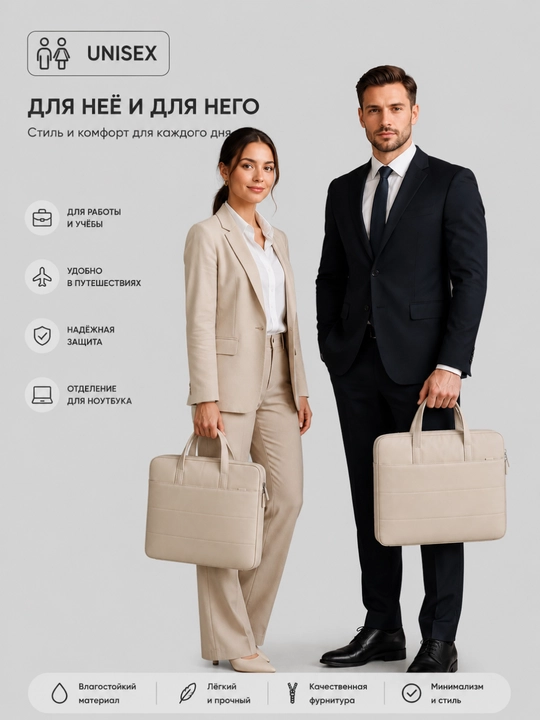 Сумка для Macbook и ноутбука, 14,1″ и 15,6″