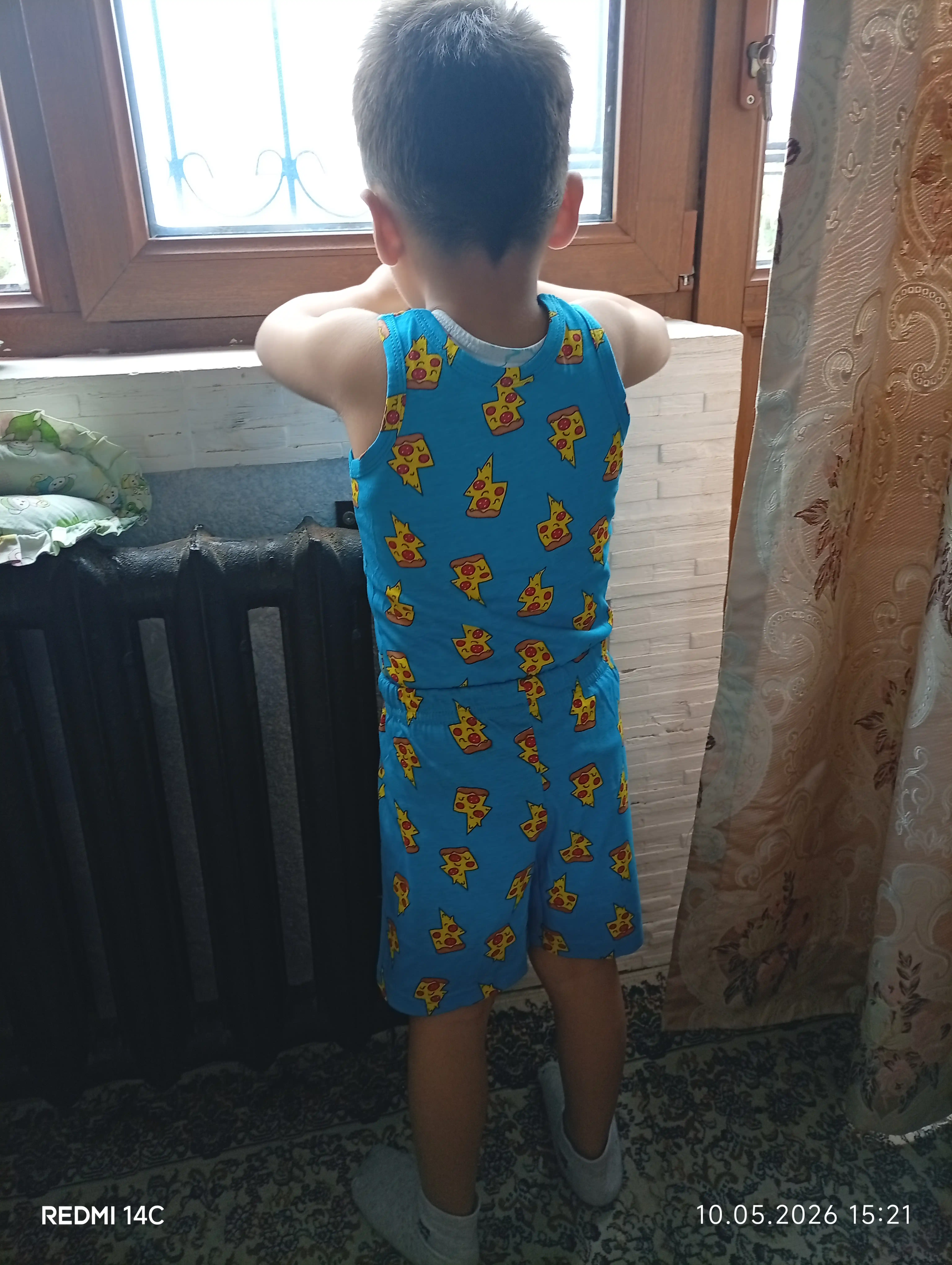 Mayka va shortik to‘plami, 2 - 9 yosh