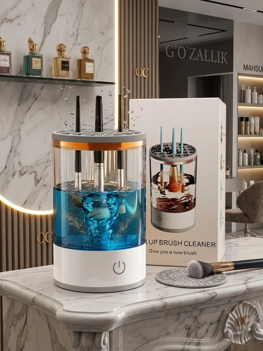 Pardoz cho'tkalarini yuvish uchun avtomatik qurilma, kosmetik cho'tkalar tozalagich - 