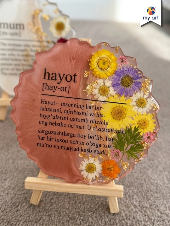 Presslangan gullar, tabiiy qurutilgan gullar, ijod uchun
