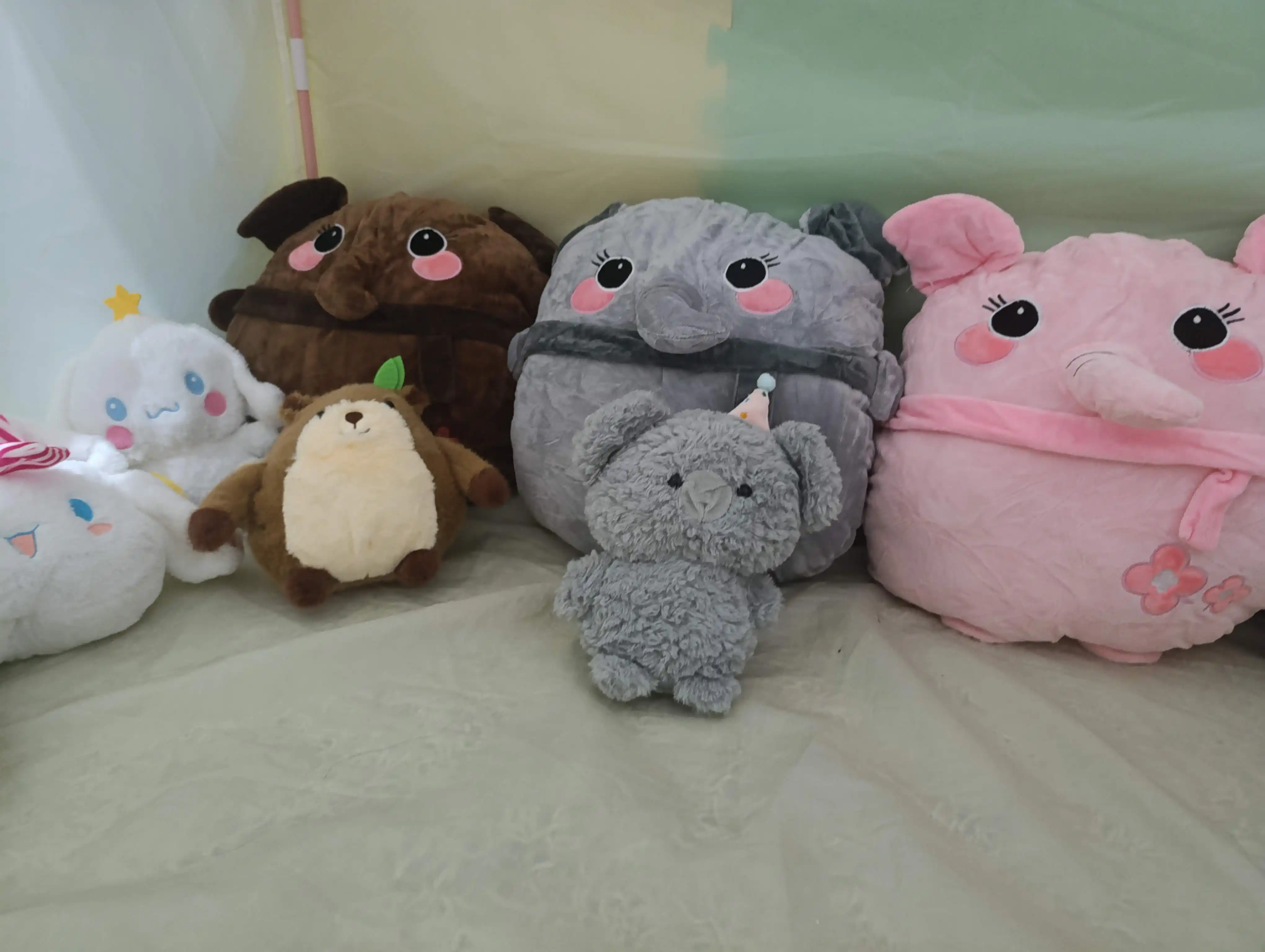 Мягкая ручная игрушка в виде разных животных, для детей