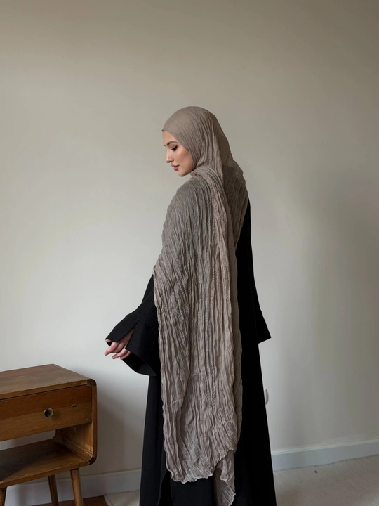 Pinterest Style 3 Metrlik Jadka Sharf – yoz uchun ideal hijob