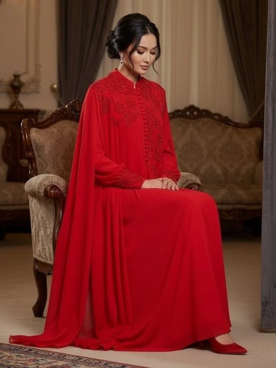 Abaya dvoyka oqshom libos vecherni vicherniy