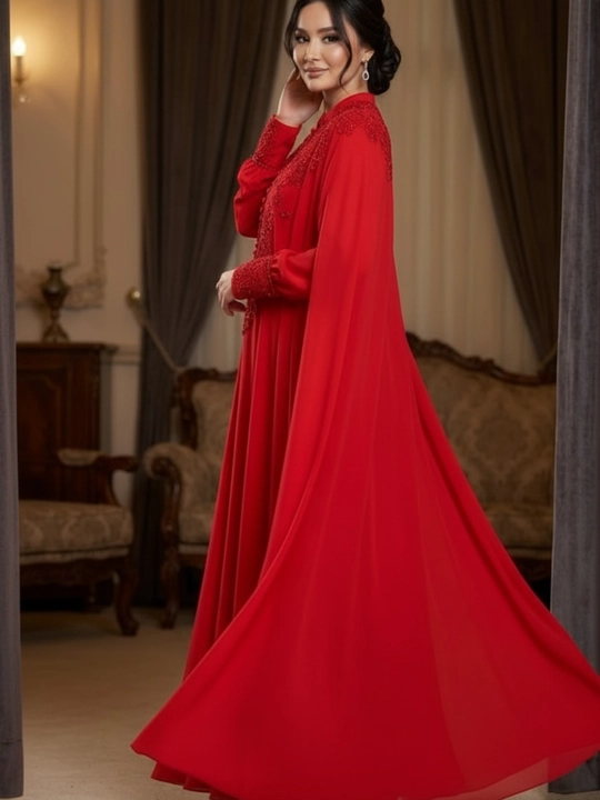 Abaya dvoyka oqshom libos vecherni vicherniy