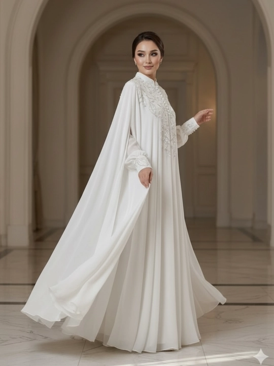 Abaya dvoyka oqshom libos vecherni vicherniy
