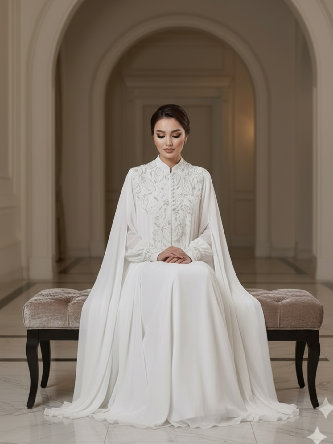 Abaya dvoyka oqshom libos vecherni vicherniy