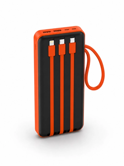 LC-2 Smart Power Bank 20000mAh – Встроенный кабель и зарядка